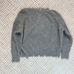 Womens Hooded Knit Sweater Size S